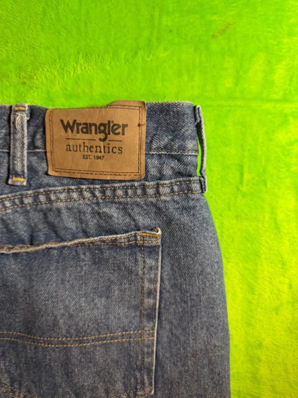 Wrangler Authentics Blue Denim Shorts Size 44